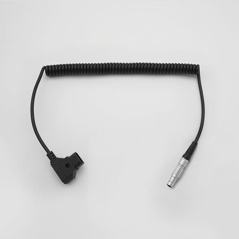 D-TAP to 0B 2 Pin LEMO-Compatible Male Power Coiled Cable for Suitable Teradek Z CAM ARRI RED DJI TILTA Paralinx Preston Transvideo Offhollywood Switronix Panasonic, 59in" in Kuwait