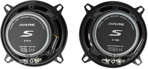 Alpine (4) S-S50 170 Watt 5.25" 5 1/4" Coaxial 2-Way Car Audio Speakers in Kuwait