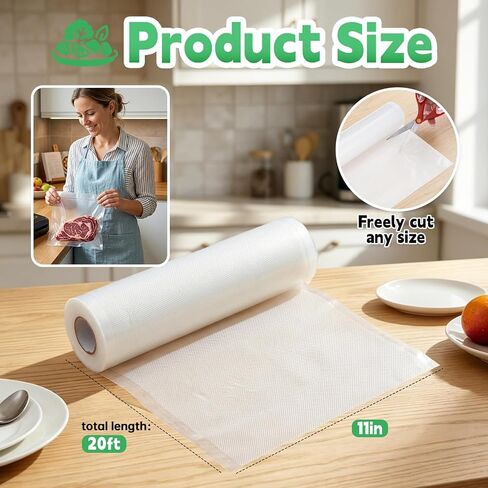 Vacuum Seal Bags For Food Compatible with Nesco VS-12 Deluxe Vacuum Sealer in Saudi Arabia