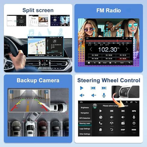 Android 13 Car Stereo Radio for 2009-2012 Dodge Ram 1500 2500 3500, 9.7-inch Touchscreen with Wireless CarPlay Android Auto GPS Navigation Bluetooth WiFi FM Radio, AHD Backup Camera, 2+32GB in Saudi Arabia