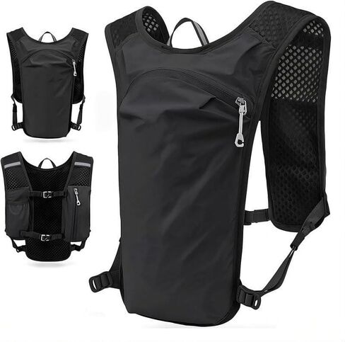 Lightweight Running Hydration Vest,Adjustable Outdoor Hiking Daypack,Breathable Sports Backpack for Cycling Marathon Trail Running Climbing in Saudi Arabia