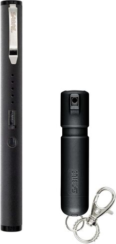 SABRE Pen Stun Gun & Mighty Discreet Pepper Spray Self Defense Kit in Saudi Arabia