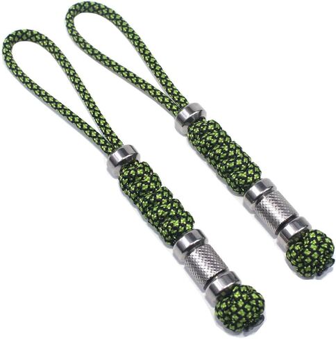 Trufas 2 Pack Knife Lanyards Paracord Keychains Paracord Lanyard, Black in Saudi Arabia