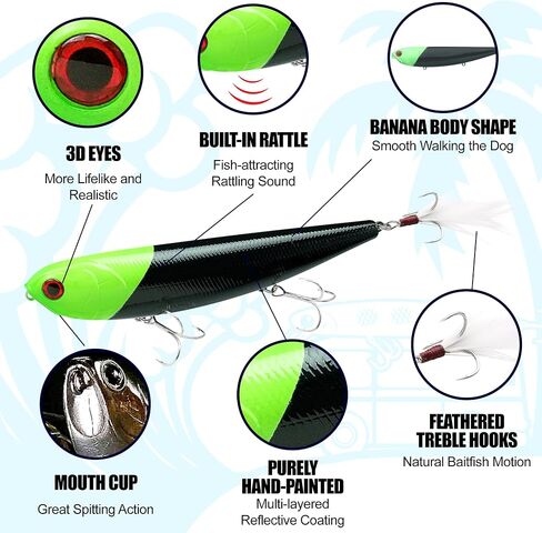 LUCKY CRAFT SW Sammy 128, Topwater Fishing Bait in Kuwait