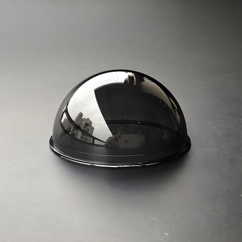 2 Inch Mini Smoked Dome Round Cover, Polycarbonate Black Color CCTV Security Camera Protection Covers, Half Ball Hemisphere Camera Replacement Plexiglass Lens Cap, Dome Outer Diameter 49mm in Kuwait