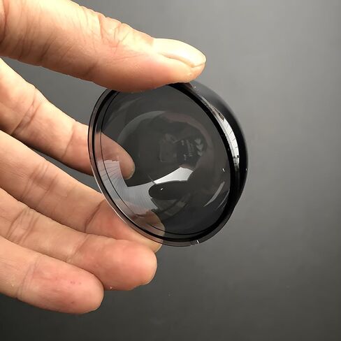 2 Inch Mini Smoked Dome Round Cover, Polycarbonate Black Color CCTV Security Camera Protection Covers, Half Ball Hemisphere Camera Replacement Plexiglass Lens Cap, Dome Outer Diameter 49mm in Kuwait
