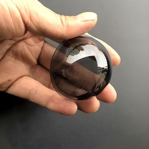 2 Inch Mini Smoked Dome Round Cover, Polycarbonate Black Color CCTV Security Camera Protection Covers, Half Ball Hemisphere Camera Replacement Plexiglass Lens Cap, Dome Outer Diameter 49mm in Kuwait