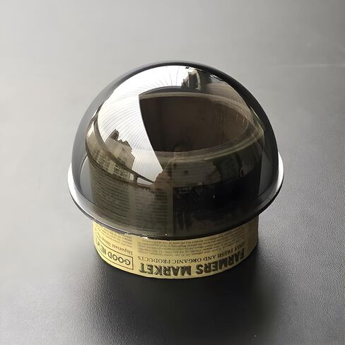2 Inch Mini Smoked Dome Round Cover, Polycarbonate Black Color CCTV Security Camera Protection Covers, Half Ball Hemisphere Camera Replacement Plexiglass Lens Cap, Dome Outer Diameter 49mm in Kuwait