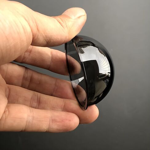 2 Inch Mini Smoked Dome Round Cover, Polycarbonate Black Color CCTV Security Camera Protection Covers, Half Ball Hemisphere Camera Replacement Plexiglass Lens Cap, Dome Outer Diameter 49mm in Kuwait