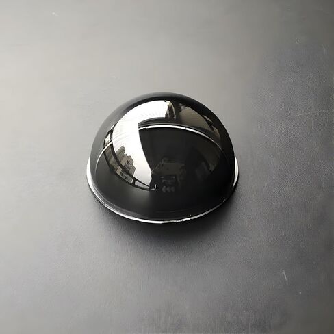 2 Inch Mini Smoked Dome Round Cover, Polycarbonate Black Color CCTV Security Camera Protection Covers, Half Ball Hemisphere Camera Replacement Plexiglass Lens Cap, Dome Outer Diameter 49mm in Kuwait