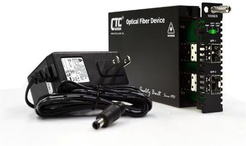 FRM220-1000DS Universal SFP to SFP Media Converter (Repeater), Managed in Saudi Arabia