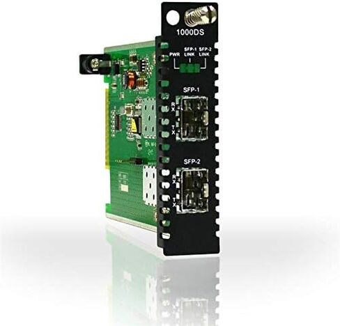 FRM220-1000DS Universal SFP to SFP Media Converter (Repeater), Managed in Saudi Arabia