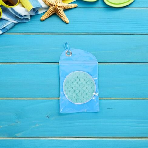 Baluue 2pcs Blue Cotton Sand Remover Bag for Beach and Travel Use in Kuwait