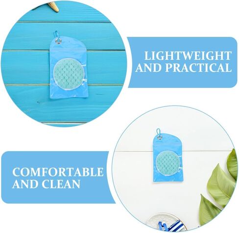 Baluue 2pcs Blue Cotton Sand Remover Bag for Beach and Travel Use in Kuwait