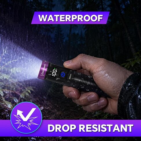 365nm 3LED UV Flashlight Black Light Powerful UV Light Rechargeable in Kuwait