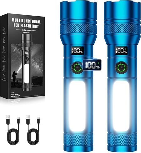 Rechargeable LED Flashlights, Super Bright High Lumens Flashlight in Kuwait
