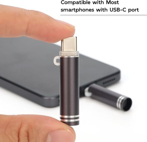 Kingmall [2 Pack] USB C Phone Electric Lighter, Plug & Blow Flameless Windproof Keychain Lighter for iPhone 16/15 & Android - Blow to Ignite, No Battery Needed in Kuwait