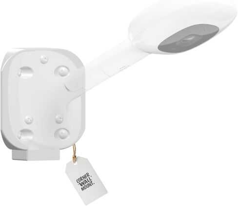 Aureli Corner Mount Adapter Compatible with Nanit Wall Mount, Baby Monitor Corner Bracket for Nanit Pro Camera, Whole-Room Nursery Viewing, Made in USA in Kuwait