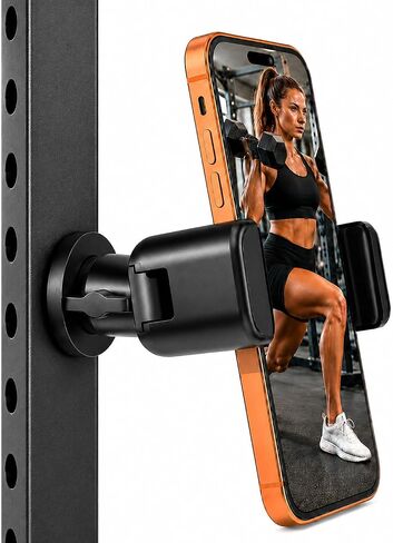 Magnetic Phone Holder for Gym, 360° Adjustable Strong Magnet Phone Mount in Kuwait