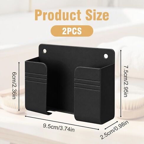 TIESOME 2 Pcs Wall Mount Phone Holder in Kuwait