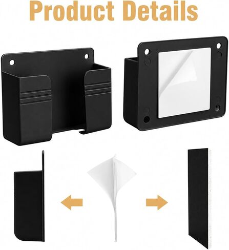 TIESOME 2 Pcs Wall Mount Phone Holder in Kuwait
