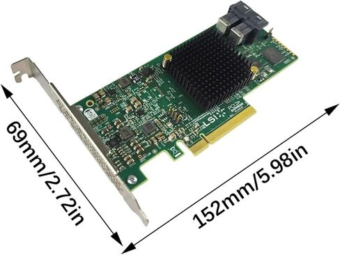 LSI9311 8I 8 Port Internal SASs Adapter for Data Center Bandwidth Needs IT Mode HBA Card in Kuwait