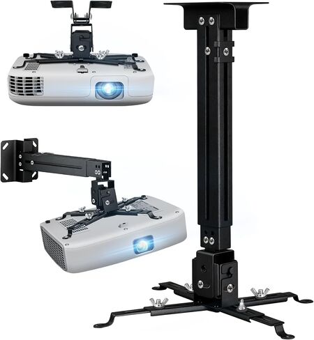 Projector Mount, Universal 3-in-1 Adjustable Projector Ceiling Mount in Kuwait