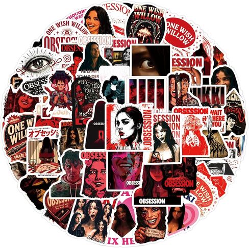 120Pcs Horror Movie Obsessio Stickers One Wish Willow Merch for Fans Waterproof Vinyl Decals for Laptop Ebook Readers Water Bottles Journal Scrapbook in Kuwait
