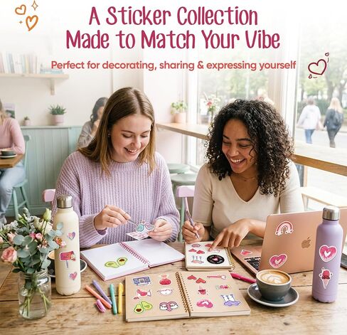 Love Stickers, 102-Pack Decals for Easy Personalization in Saudi Arabia