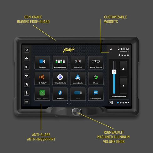 Stinger HORIZON12 12.8" Tacoma (2016-23) Car Stereo, Wireless Apple CarPlay in Saudi Arabia
