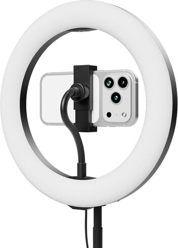 Sunpak 10.5" Self Storing Bi-Color LED Ring Light Kit with Telescopic Stand in Kuwait