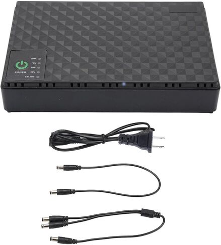 10400mAh Mini Uninterruptible Power Supply DC UPS Battery Backup 5V 9V 12V for Router Modem (US Plug 85-265V) in Kuwait