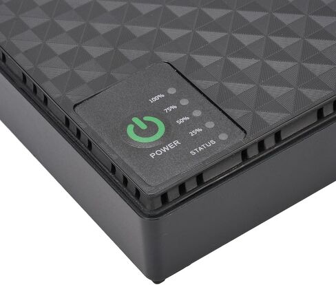 10400mAh Mini Uninterruptible Power Supply DC UPS Battery Backup 5V 9V 12V for Router Modem (US Plug 85-265V) in Kuwait
