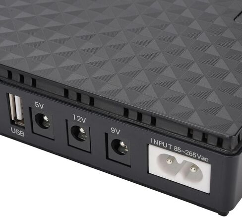 10400mAh Mini Uninterruptible Power Supply DC UPS Battery Backup 5V 9V 12V for Router Modem (US Plug 85-265V) in Kuwait