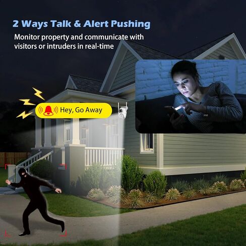 Security Camera Outdoor, Dual Len, 6MP, 5GHz WiFi Camera in Kuwait