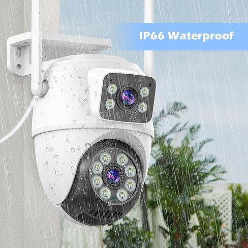 Security Camera Outdoor, Dual Len, 6MP, 5GHz WiFi Camera in Kuwait