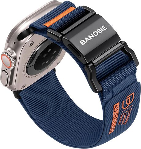 Bandsie Magnetic Sport Nylon Band for Apple Watch Ultra 3 2 1 Bands for Men in Kuwait