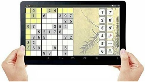 'The Gamer' Plus Custom Silicone Cover - Over 100 Offline Games & Internet Options for Senior Citizens On A 10" Tablet with Protective Non-Slip Cover in Kuwait
