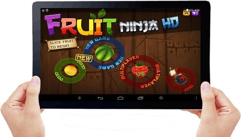'The Gamer' Plus Custom Silicone Cover - Over 100 Offline Games & Internet Options for Senior Citizens On A 10" Tablet with Protective Non-Slip Cover in Kuwait
