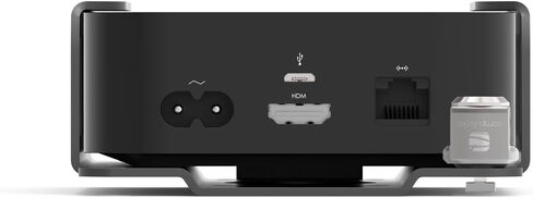 حامل أمان Compulocks Apple TV للجيل الرابع و4K (الجيل الأول إلى الثاني، 2018-2021) - دعامة تثبيت آمنة مع إدارة الكابلات - تصميم أنيق متين مثالي للاستخدام في المنزل والمكتب - أسود in Kuwait