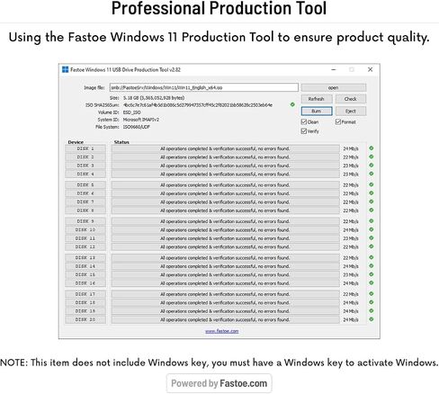 Bootable USB Flash Drive Installer for Windows 11 Pro/Home 64 Bit in Kuwait