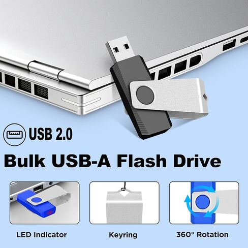 TEWENE 2GB USB Flash Drive 2-Pack Thumb Drive (&2PCS Type-C Adapter) in Kuwait