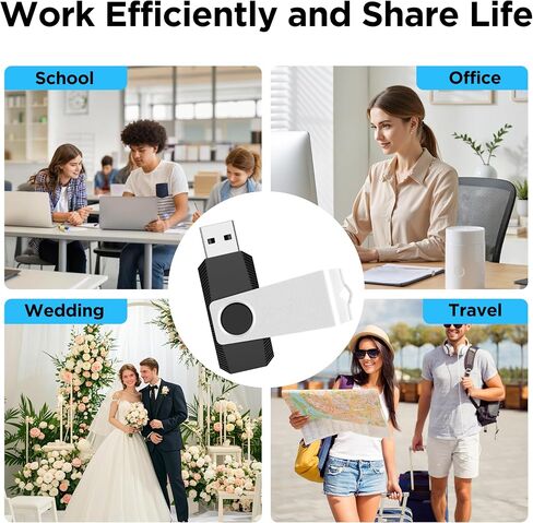 TEWENE 2GB USB Flash Drive 2-Pack Thumb Drive (&2PCS Type-C Adapter) in Kuwait