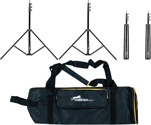CHEETAHSTAND Portable Creator Stand Bag Combo, with C8 and C10 Auto Stands, 40" Medium 4 Slot Stand Bag, 10 lbs Load Capacity in Kuwait