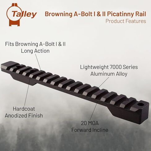 Talley 20 MOA Browning A-Bolt I & II Long Action Picatinny Rail in Kuwait
