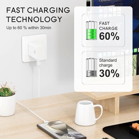 Adaptive Fast Charging Adapter Quick Charge Charging Block in Kuwait