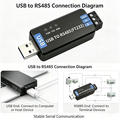 USB to RS485 Converter with FT232 Chip and Protection Circuits in Kuwait
