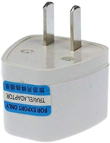 Adapter Socket Plug Universal Travel Power Converter with USB Charging Ports for Worldwide Electrical (White, One Size) in Kuwait