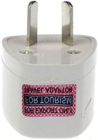 Adapter Socket Plug Universal Travel Power Converter with USB Charging Ports for Worldwide Electrical (White, One Size) in Kuwait