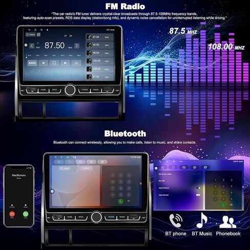 4+64G 5GWiFi Upgrade Car Radio for Toyota Tacoma 2005-2015, 9inch Android 13 Touch Screen Head Unit, Wireless Carplay Android Auto Double Din Stereo GPS Navigation Bluetooth FM SWC Truck Backup Camera in Saudi Arabia